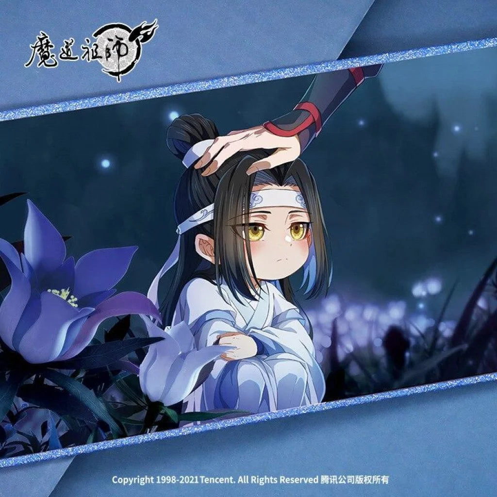 Nan Man She x Mo Dao Zu Shi - Wei Wuxian Lan Wangji Chibi Art Card 300*126mm