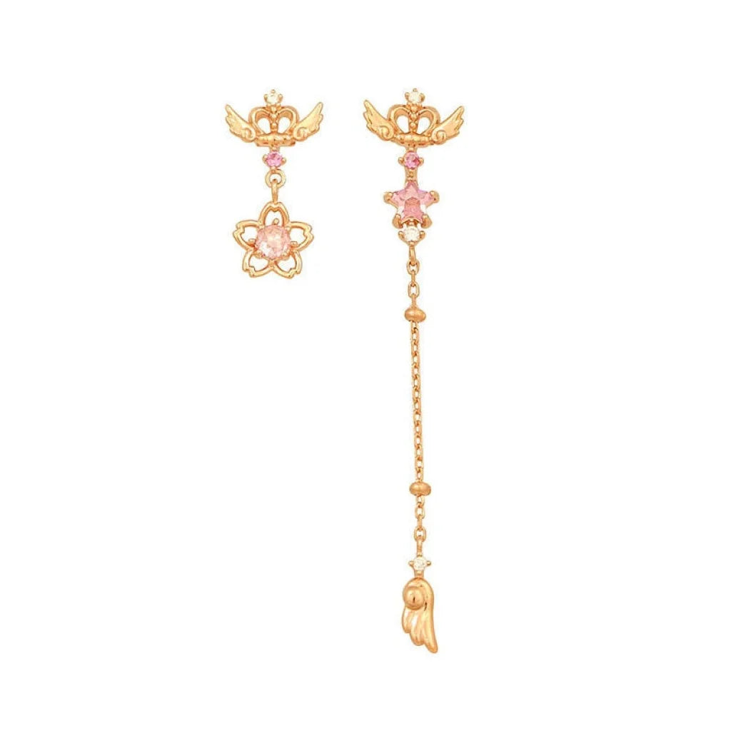 OST Ver 1 x Cardcaptor Sakura Cherry Blossom Earrings 925 Sterling Silver