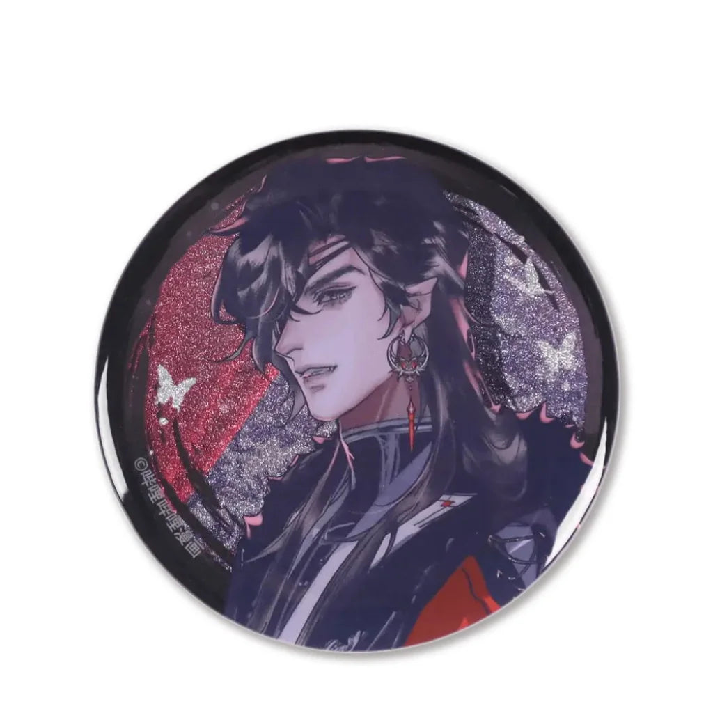 Bemoe X Heaven Officials Blessing - Xie Lian San Lang Hua Cheng Badges 2 Anime Badge