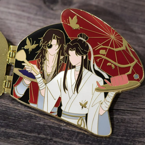 Bemoe X Heaven Officials Blessing - San Lang & Xie Lian Donghua Good Luck Pendant Enamel Pin