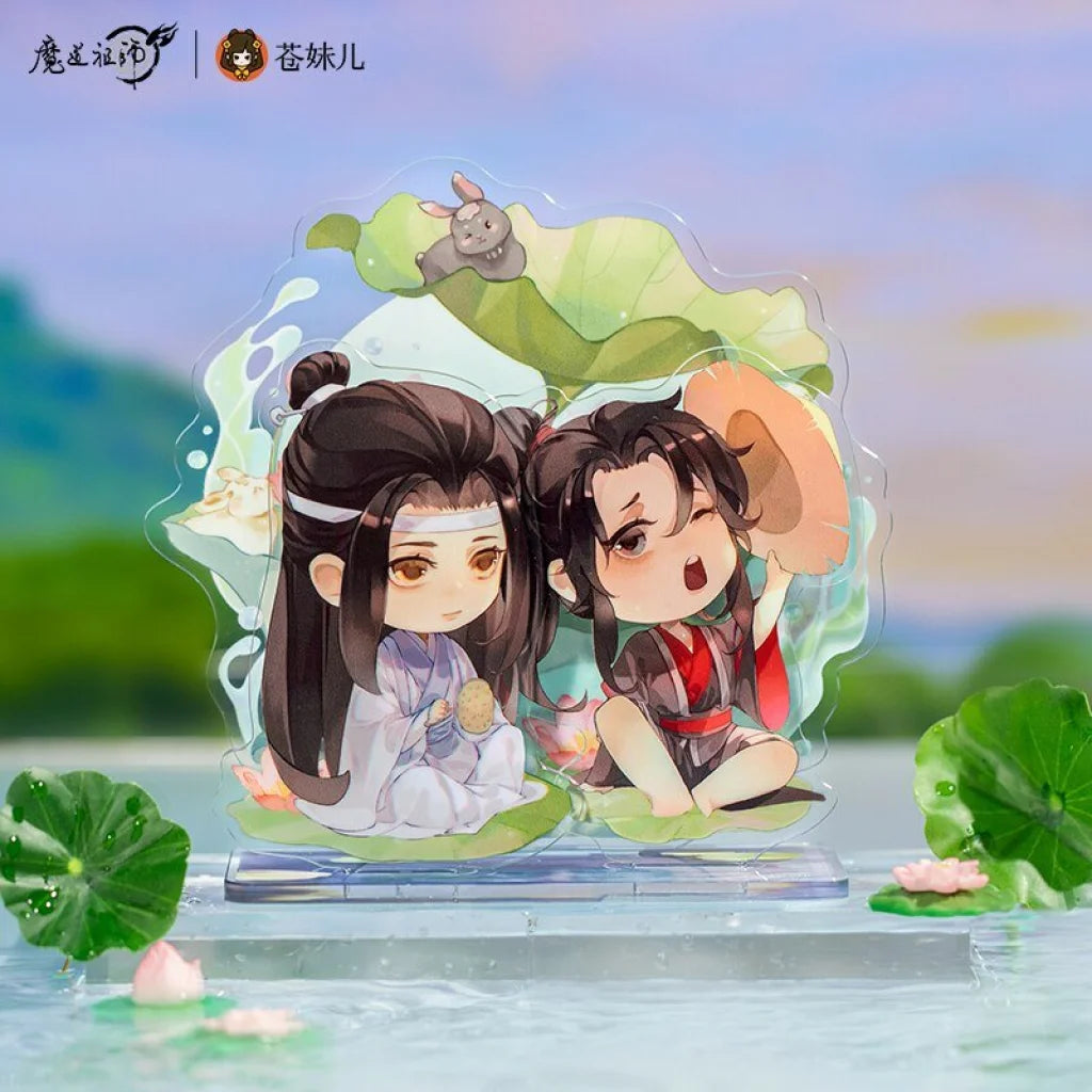Mo Dao Zu Shi Cang Mei Er Chibi Wei Wuxian and Lan Wangji Lotus Boat  Individual Acrylic Stand