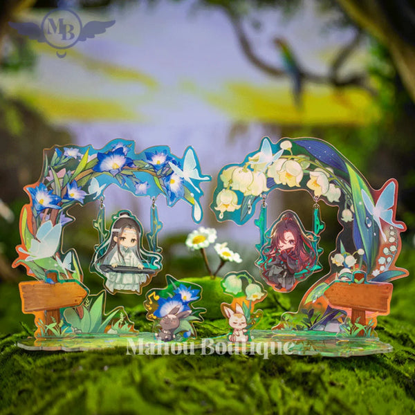 Cang Meier X Mo Dao Zu Shi - Wei Wuxian & Lan Wangji Zhan Forest Concert Standee Badge Set