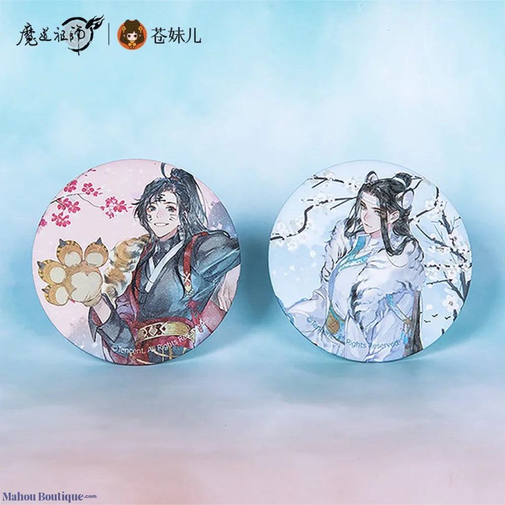 Cang Meier X Mo Dao Zu Shi - Yin Kai Wan Xiang Acrylic Stand & Badges Quicksand Cardset Anime Badge