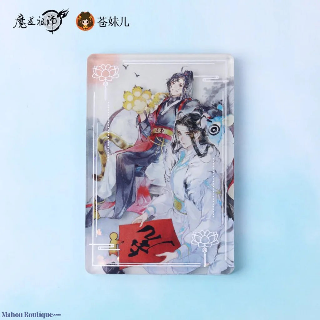 Cang Meier X Mo Dao Zu Shi - Yin Kai Wan Xiang Acrylic Stand & Badges Quicksand Cardset Anime Badge