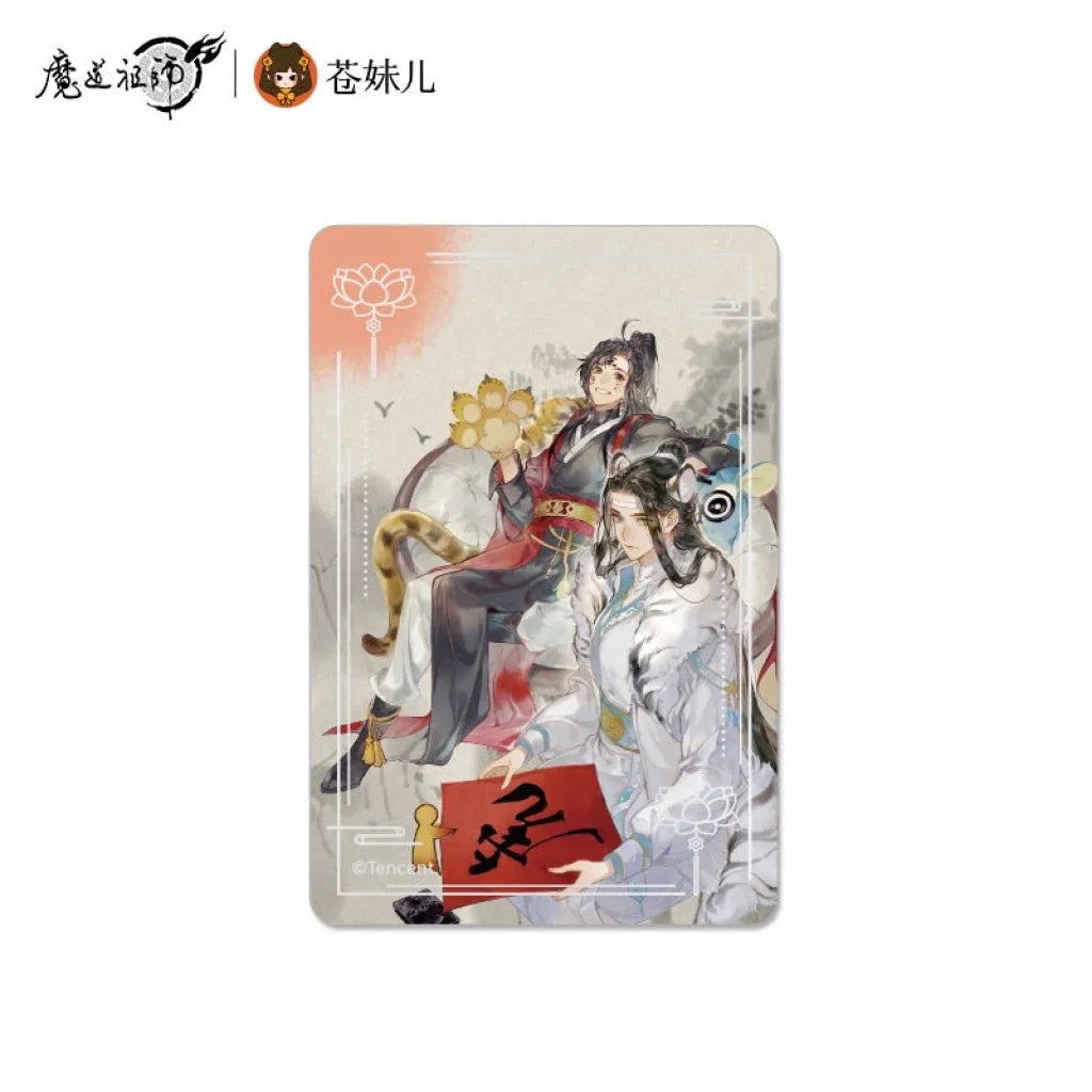 Cang Meier X Mo Dao Zu Shi - Yin Kai Wan Xiang Acrylic Stand & Badges Quicksand Cardset Mahjong