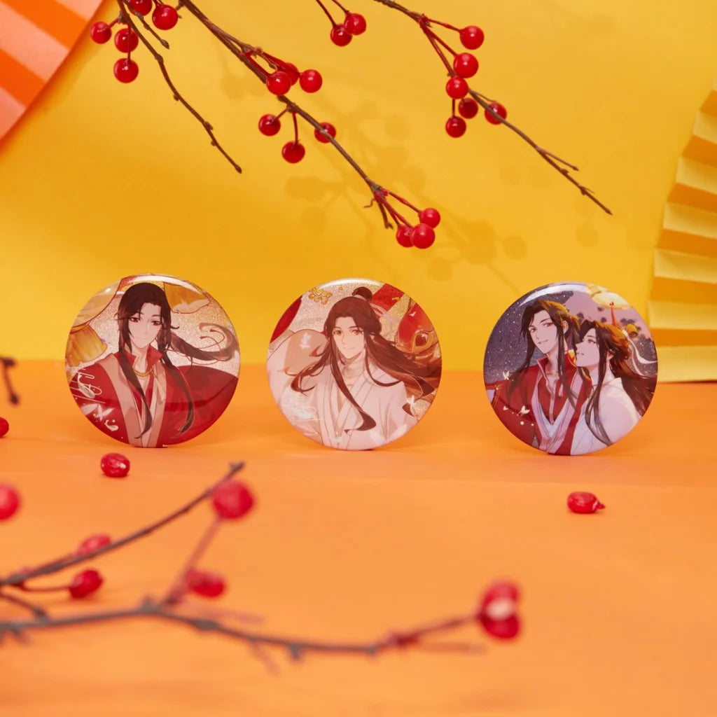 Heaven Officials Blessing - San Lang & Xie Lian Ying Series Badge Set Anime