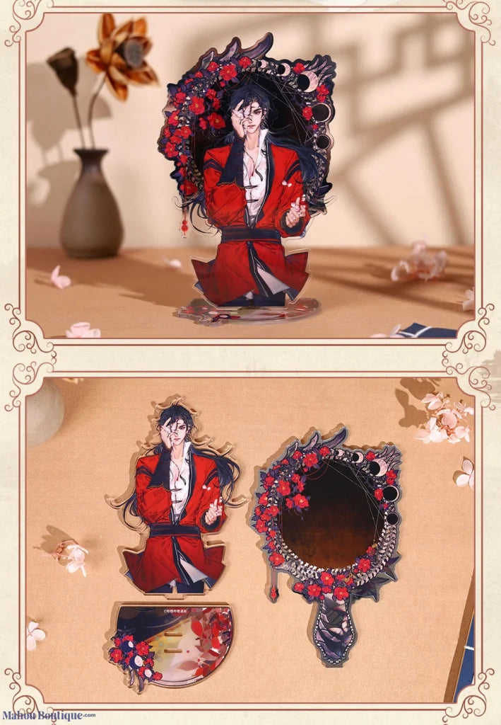 Heavens Official Blessing X Bemoe -Flower Shadow Swaying Series Acrylic Desktop Decorative Mirror