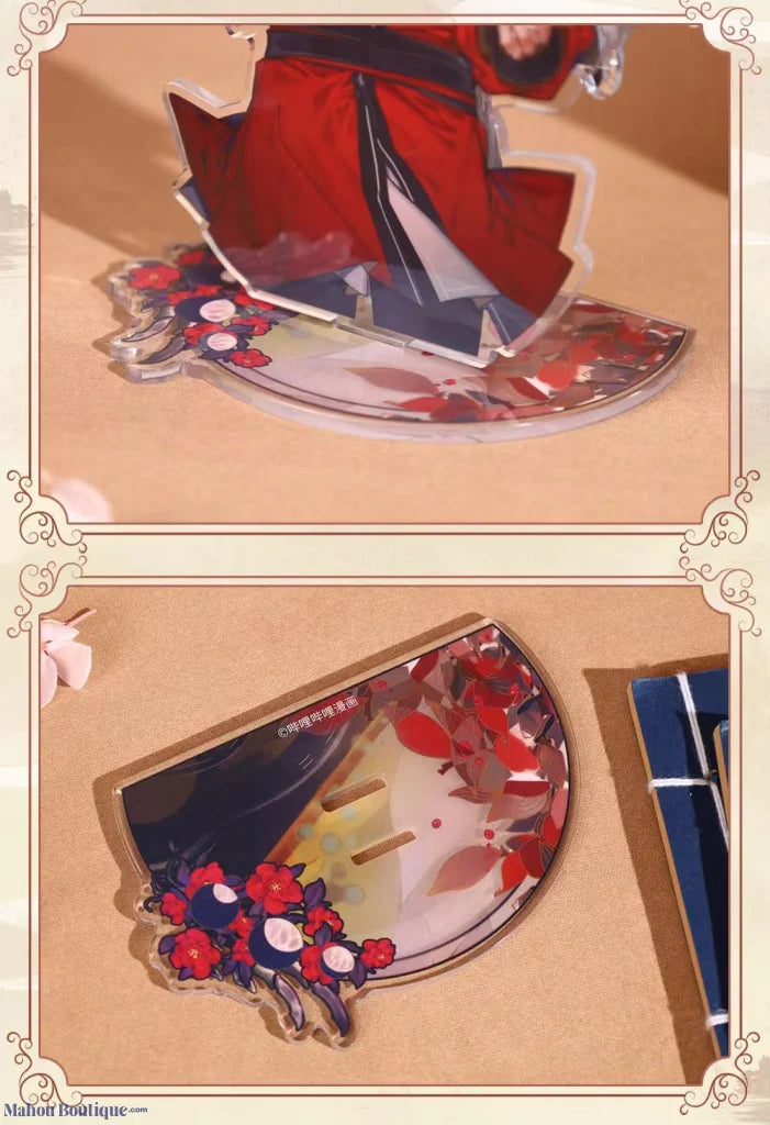 Heavens Official Blessing X Bemoe -Flower Shadow Swaying Series Acrylic Desktop Decorative Mirror