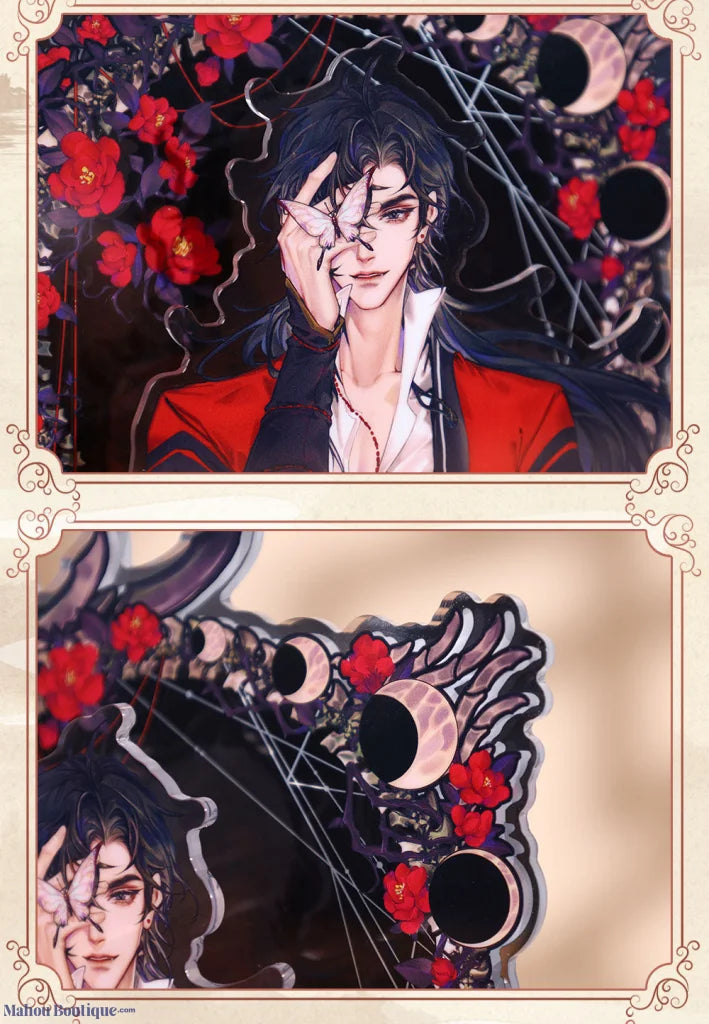 Heavens Official Blessing X Bemoe -Flower Shadow Swaying Series Acrylic Desktop Decorative Mirror