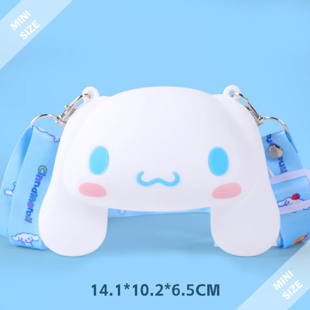 Hello Kitty & Sanrio Friends Messenger Bags - Q Uncle X Sanrio Cinnamoroll Blue / Mini Size (Approx: