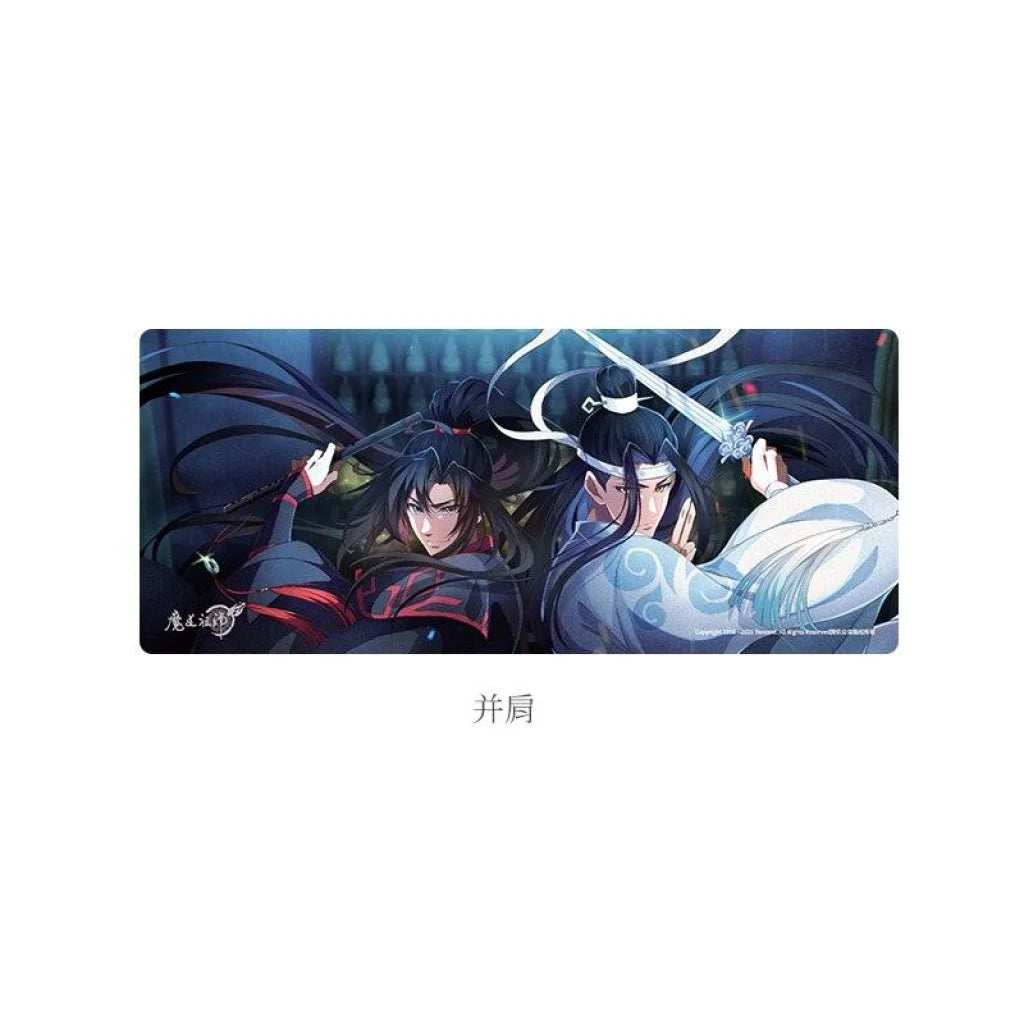 Kaze X Mo Dao Zu Shi - Lan Wangji & Wei Wuxian Red Leaf Alliance Desk Mouse Pad Bing Jian / 70*30Cm