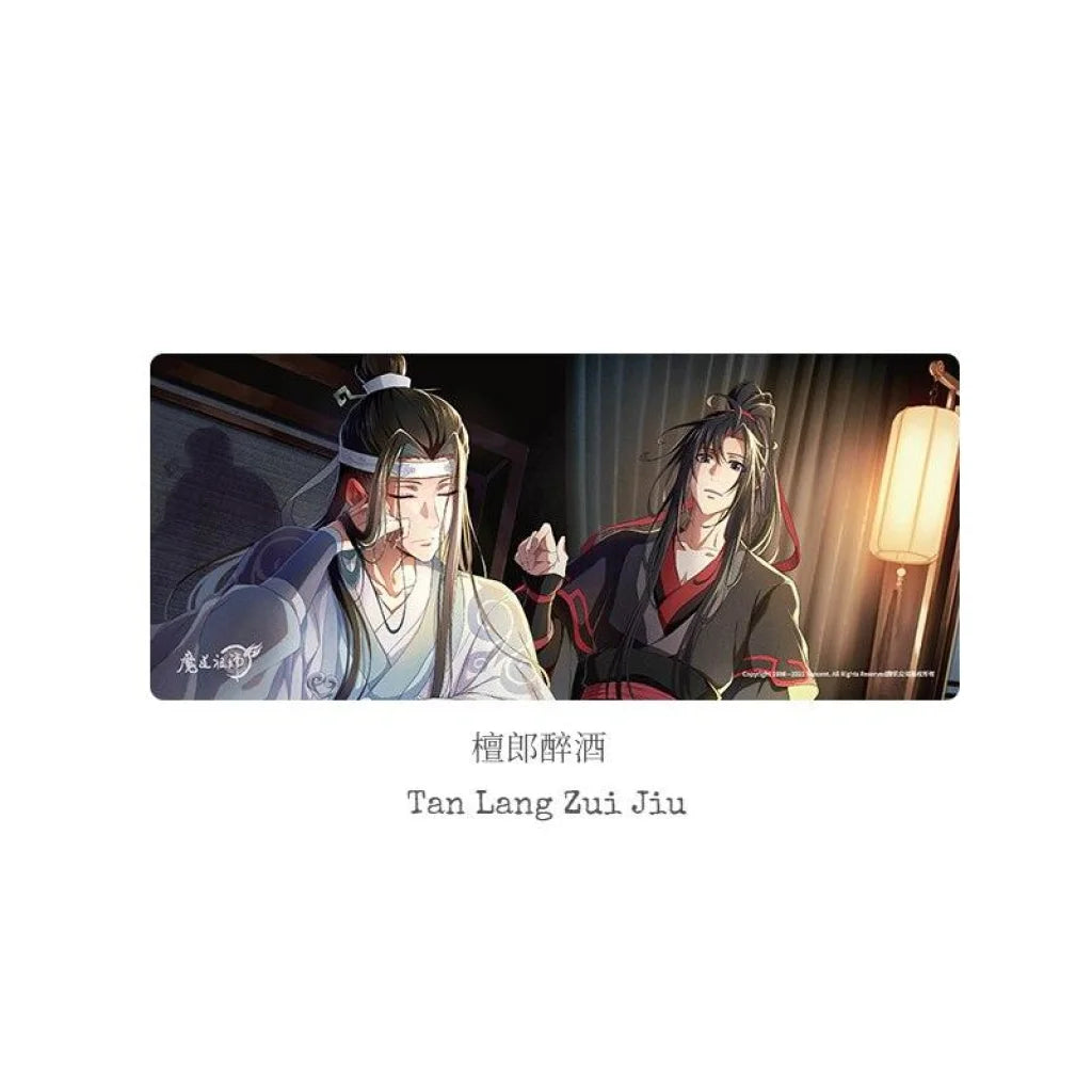 Kaze X Mo Dao Zu Shi - Lan Wangji & Wei Wuxian Red Leaf Alliance Desk Mouse Pad Tan Lang Zui Jiu /