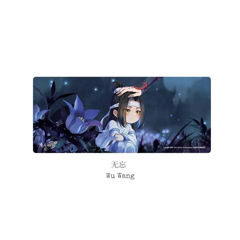 Kaze X Mo Dao Zu Shi - Lan Wangji & Wei Wuxian Red Leaf Alliance Desk Mouse Pad Wu Wang / 70*30Cm