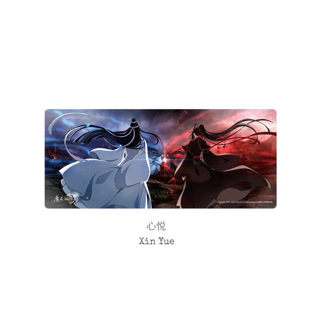 Kaze X Mo Dao Zu Shi - Lan Wangji & Wei Wuxian Red Leaf Alliance Desk Mouse Pad Xin Yue / 70*30Cm