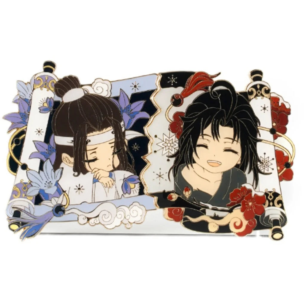 Kaze X Mo Dao Zu Shi Lan Zhan & Wei Wuxian Childhood Pins Duo Brooches Lapel Pins