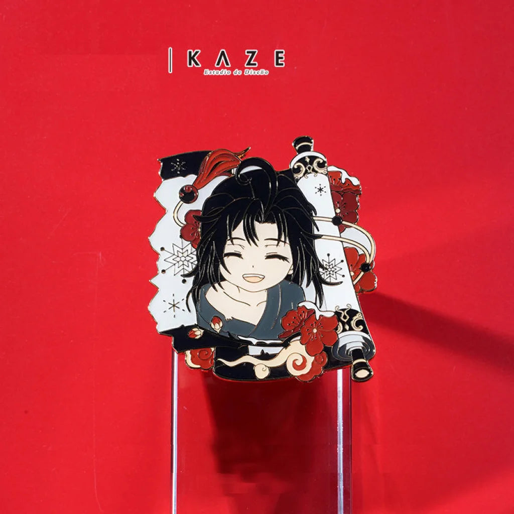 Kaze X Mo Dao Zu Shi Lan Zhan & Wei Wuxian Childhood Pins Duo Brooches Lapel Pins