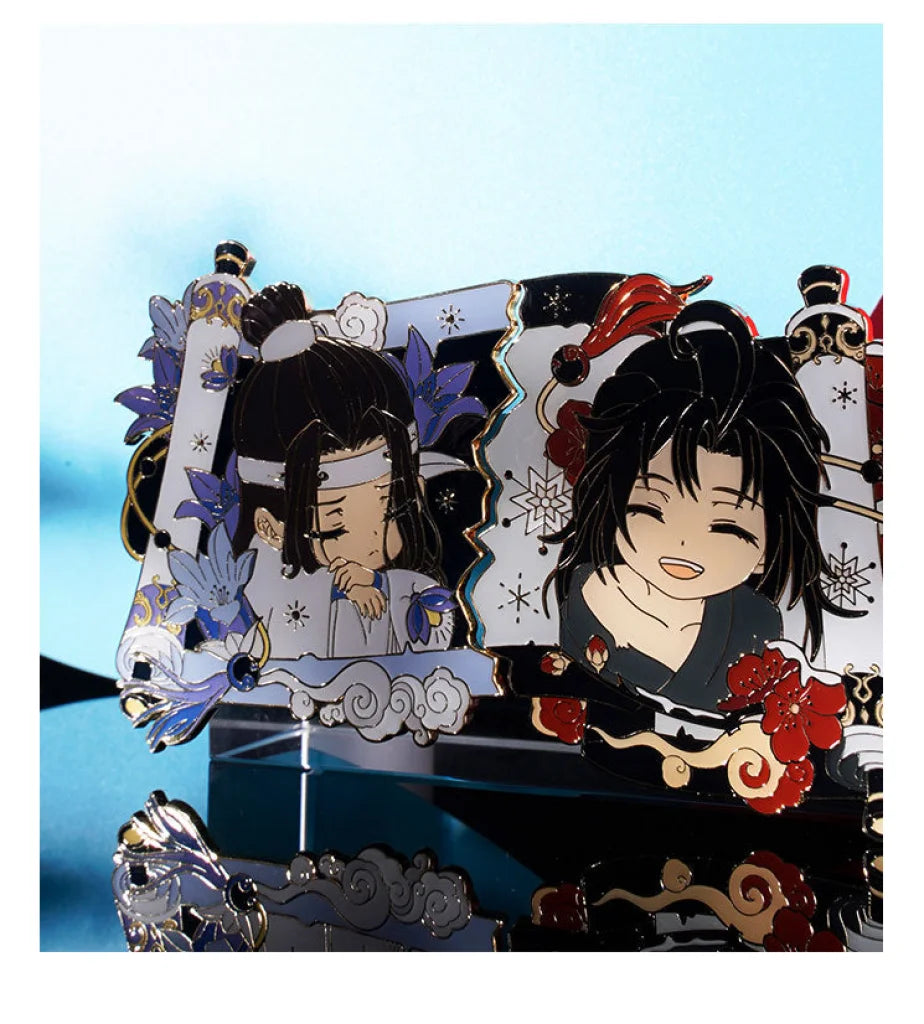 Kaze X Mo Dao Zu Shi Lan Zhan & Wei Wuxian Childhood Pins Duo Brooches Lapel Pins