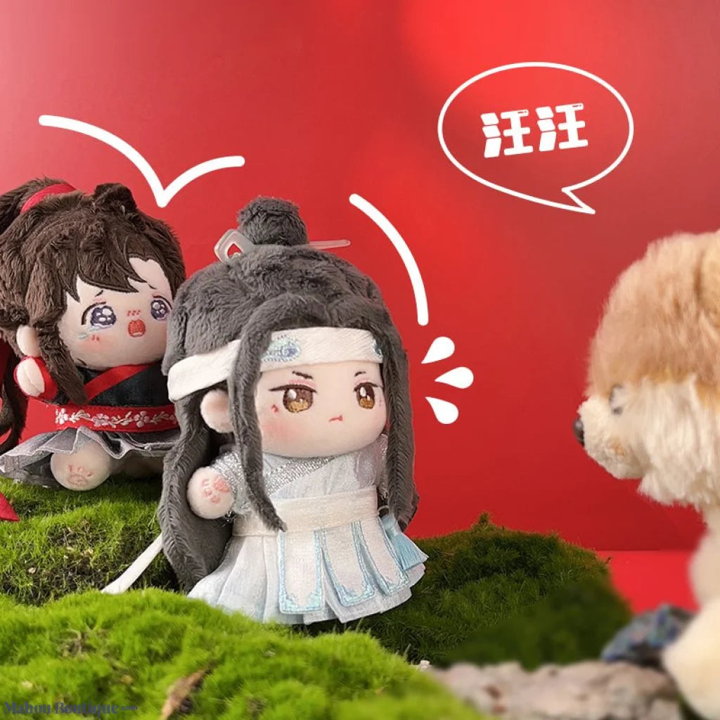 Kaze X Mo Dao Zu Shi - Wei Wuxian & Lan Wangji Nai Hu 10Cm Plush Doll