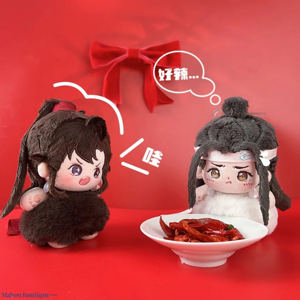 Kaze X Mo Dao Zu Shi - Wei Wuxian & Lan Wangji Nai Hu 10Cm Plush Doll