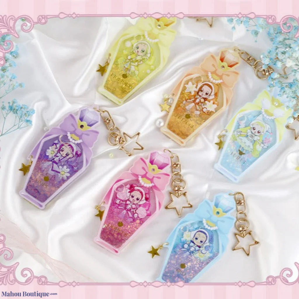 Magical Doremi - Ojamajo Doremi Girls Quicksand Acrylic Pendant Keychain (1Pc Random 6 Possible Pcs)