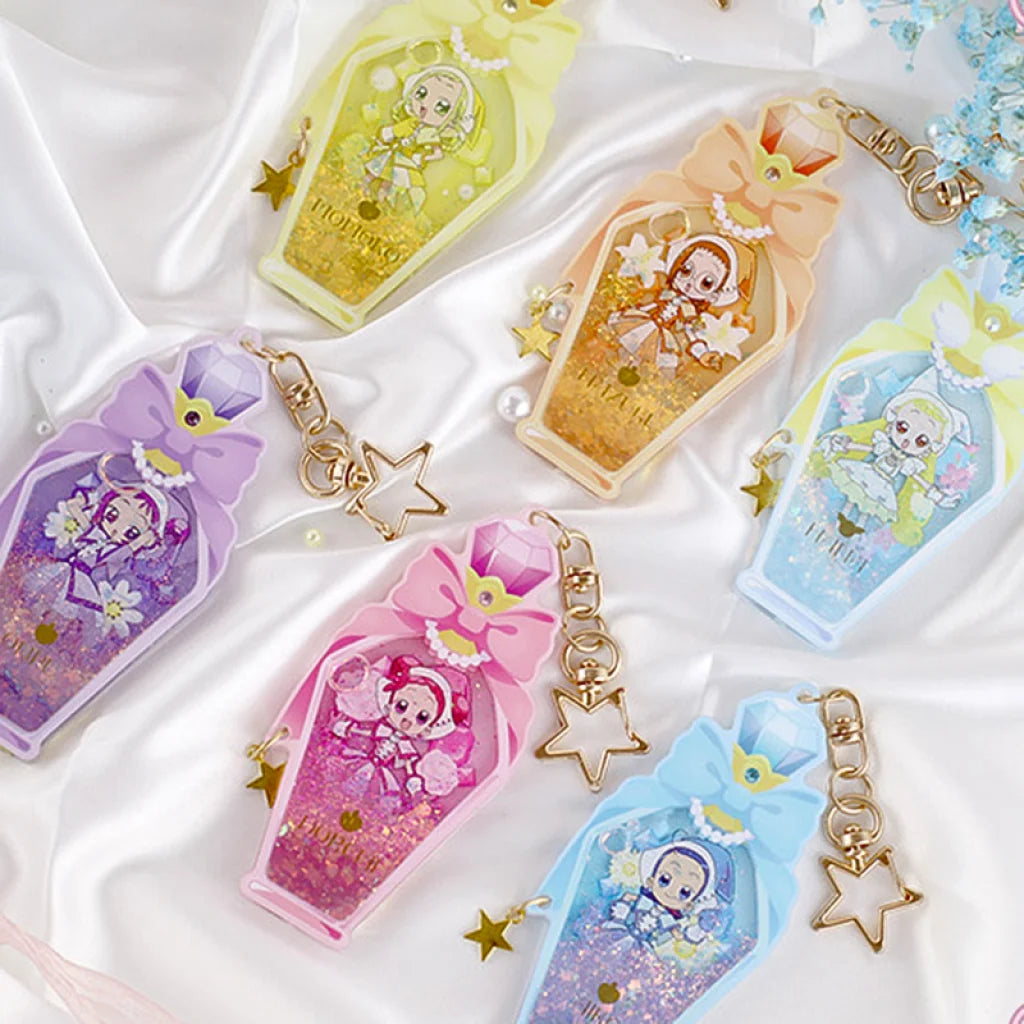 Magical Doremi - Ojamajo Doremi Girls Quicksand Acrylic Pendant Keychain (1Pc Random 6 Possible Pcs)