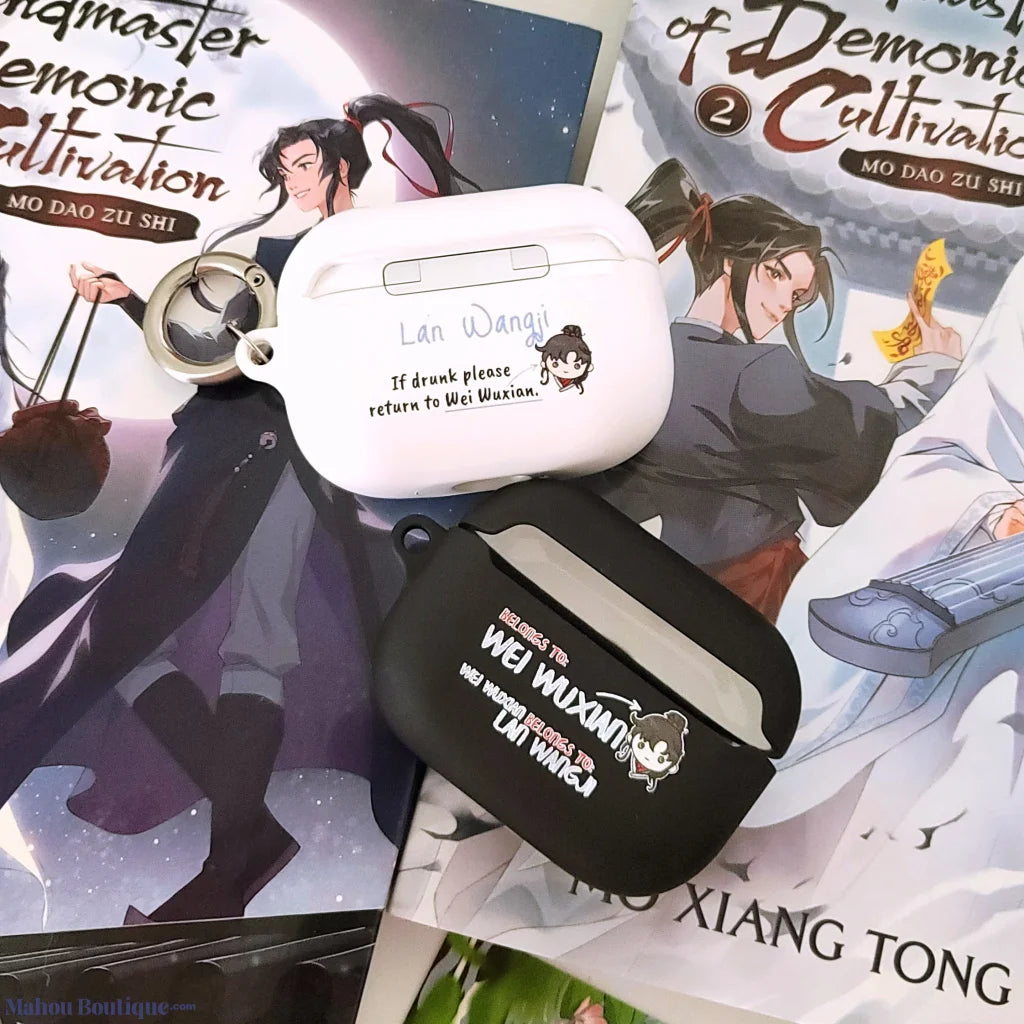 Mahou Boutique X Mdzs Wei Wuxian Custom Made Airpod & Airpods Pro Case | Mo Dao Zu Shi Grandmaster