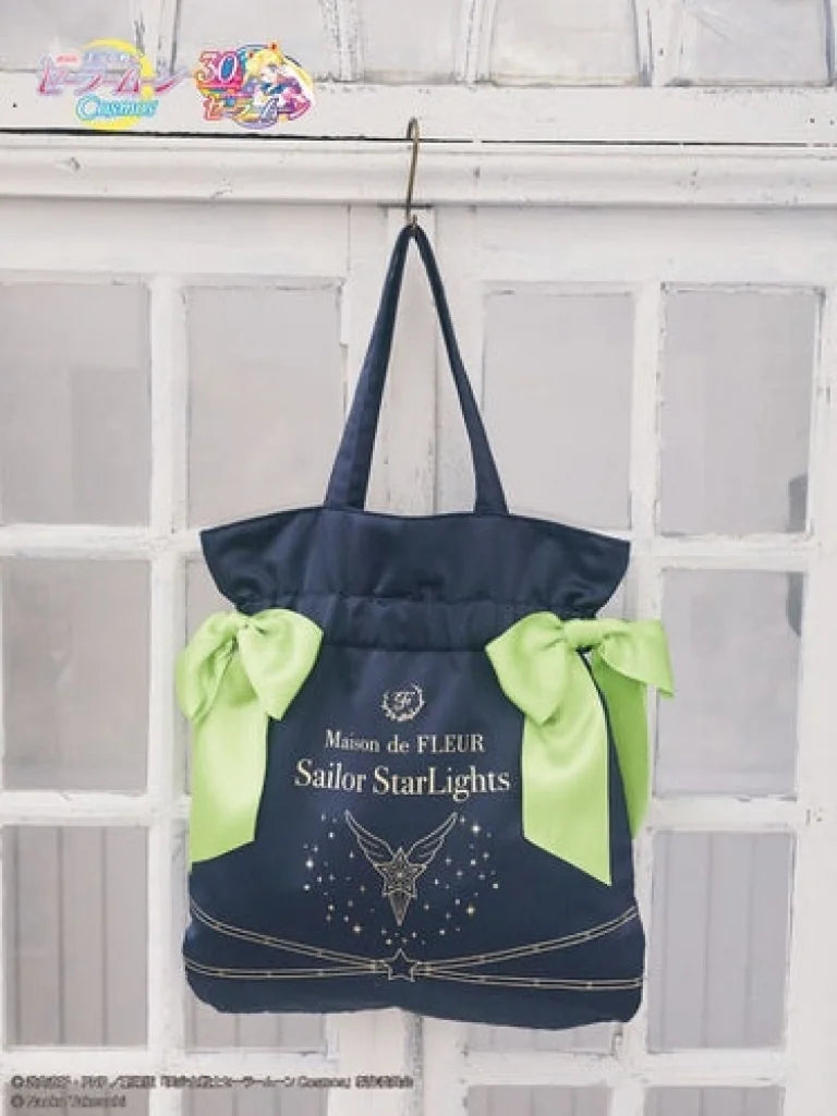 Maison De Fleur - Sailor Moon 30Th Anniversary Collection Double Bow Tote Bags Green