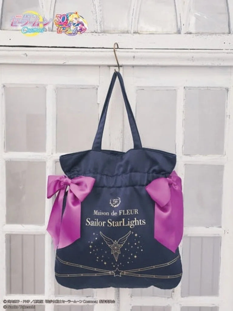 Maison De Fleur - Sailor Moon 30Th Anniversary Collection Double Bow Tote Bags Purple