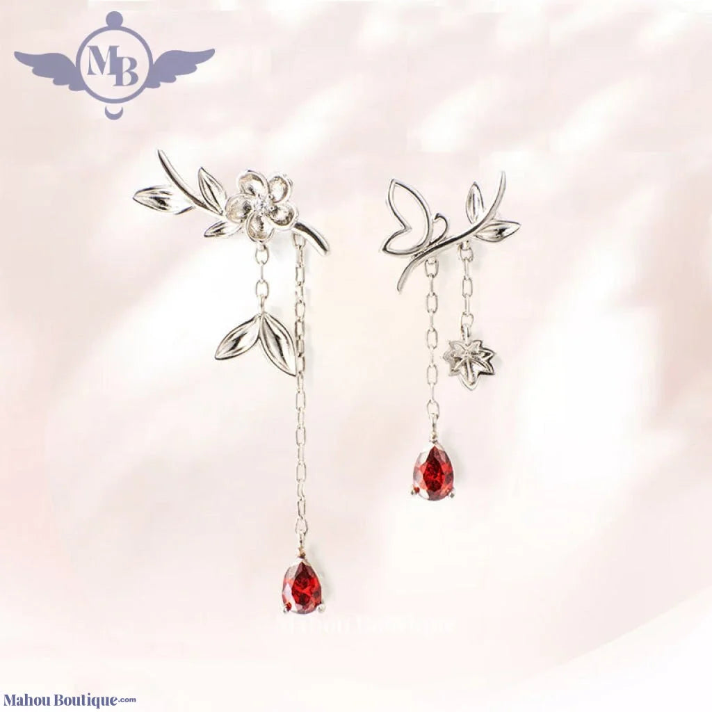 Mahou Boutique Heaven Official's Blessing - s925 Sterling Silver Huacheng & Xie Lan Earrings and Ear Clips
