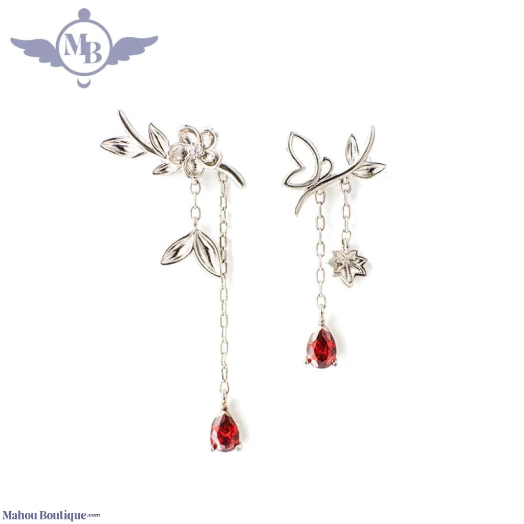 Mahou Boutique Heaven Official's Blessing - s925 Sterling Silver Huacheng & Xie Lan Earrings and Ear Clips