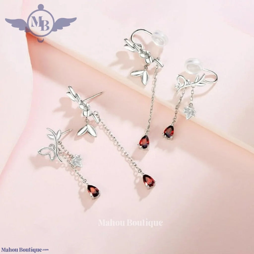 Mahou Boutique Heaven Official's Blessing - s925 Sterling Silver Huacheng & Xie Lan Earrings and Ear Clips