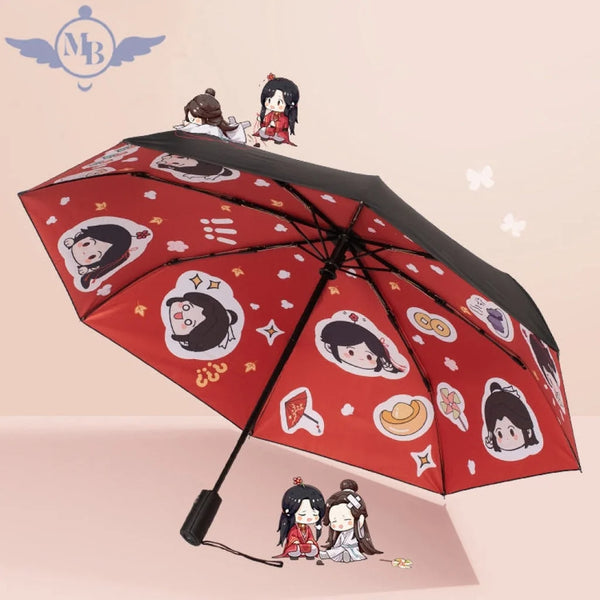 Mahou Boutique x Heaven Official's Blessing - Huacheng & Xie Lan Red Umbrella | Tian Guan Ci Fu | San Lang x Xie Lian Fan Gift