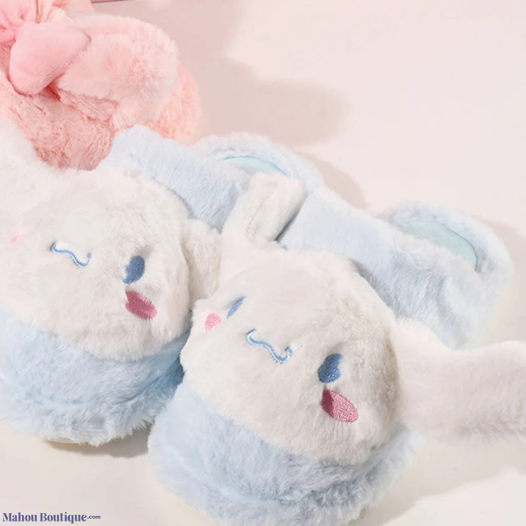 Cinnamoroll Moving-Ears Slippers - Kuru Store