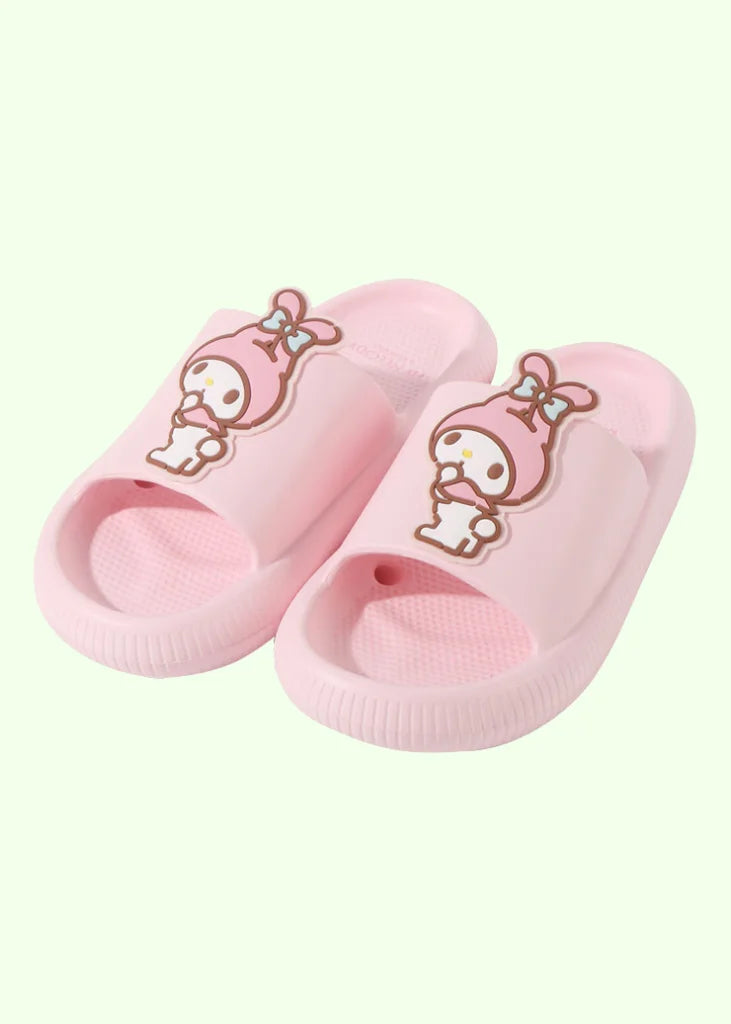 Miniso - Pochacco My Melody & Cinnamoroll Eva Slippers Miniso X Sanrio Pink / Adult Us W 7.5-9 | Eu