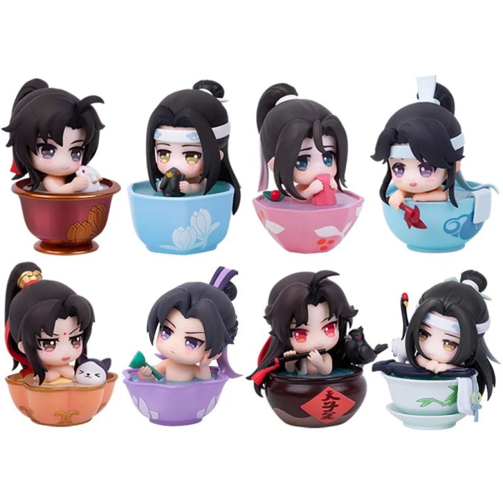 Mo Dao Zu Shi - A Song Of Summer Bathsteacup Figures Chen Qing Ling Wei Wuxian Lan Wangji Untamed