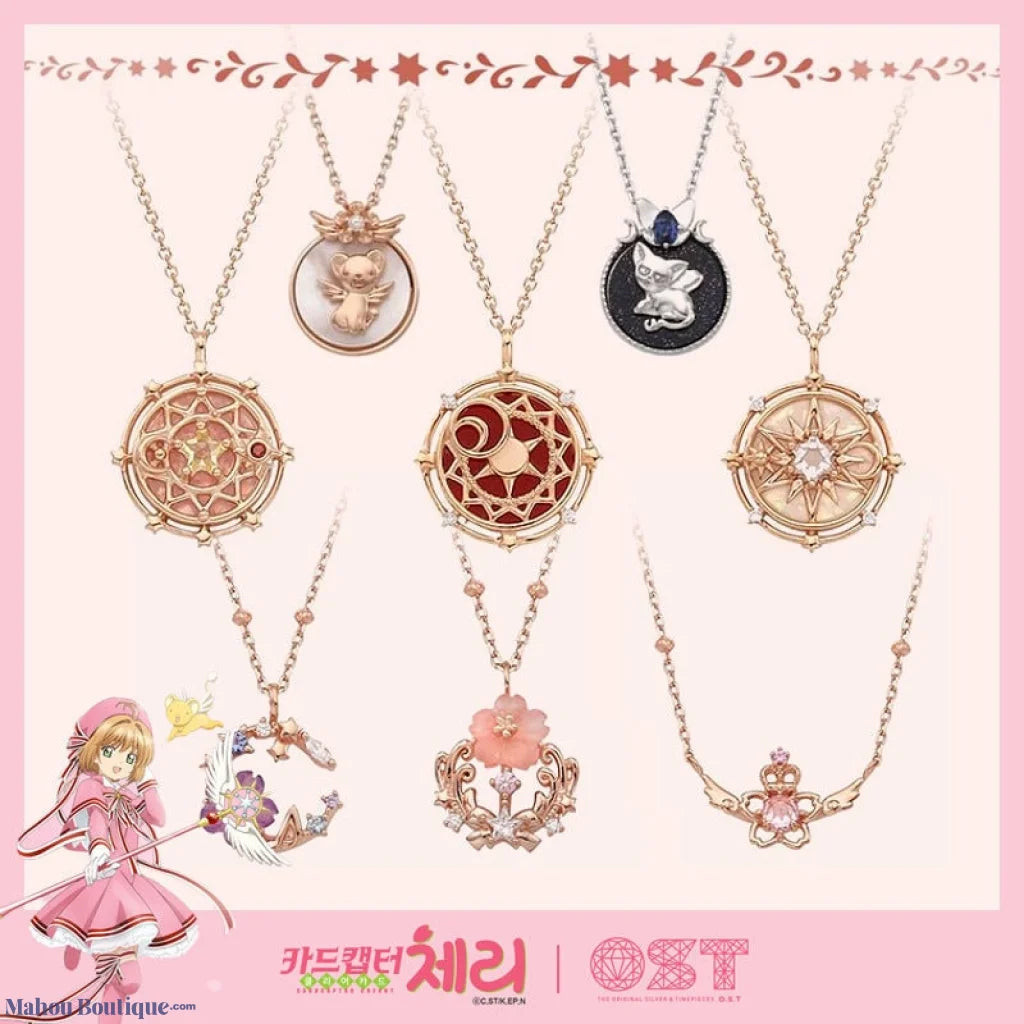 Mahou Boutique OST x Kero & Spinel 925 Sterling Silver Pendant Necklaces - Korea Licensed Official Merchandise