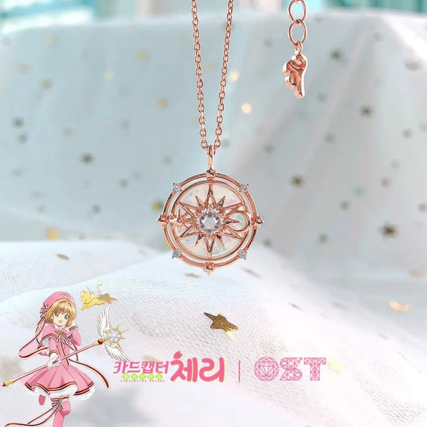 Mahou Boutique OST x Cardcaptor Sakura 925 Sterling Silver Magic Seal Pendant Necklaces