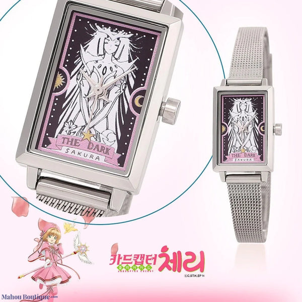 Mahou Boutique OST x The Dark Clow Card Wrist Watch OST x Cardcaptor Sakura - Korea Licensed Official Merchandise