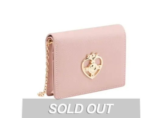 Ost X Sailor Moon - Cosmic Heart Compact Card Wallet On Chain Pink