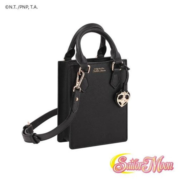 Ost X Sailor Moon - Cosmic Heart Compact Cross Bag Black Handbags