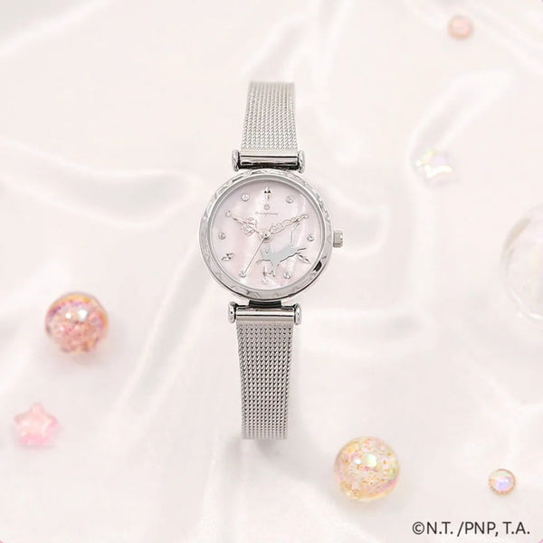 Ost X Sailor Moon - Silver Luna Silhouette Mesh Watch Watches