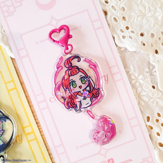 Sugar Rune - Chocolat Meilleure Magical Girl Keychain | Amour Cherry Keychains